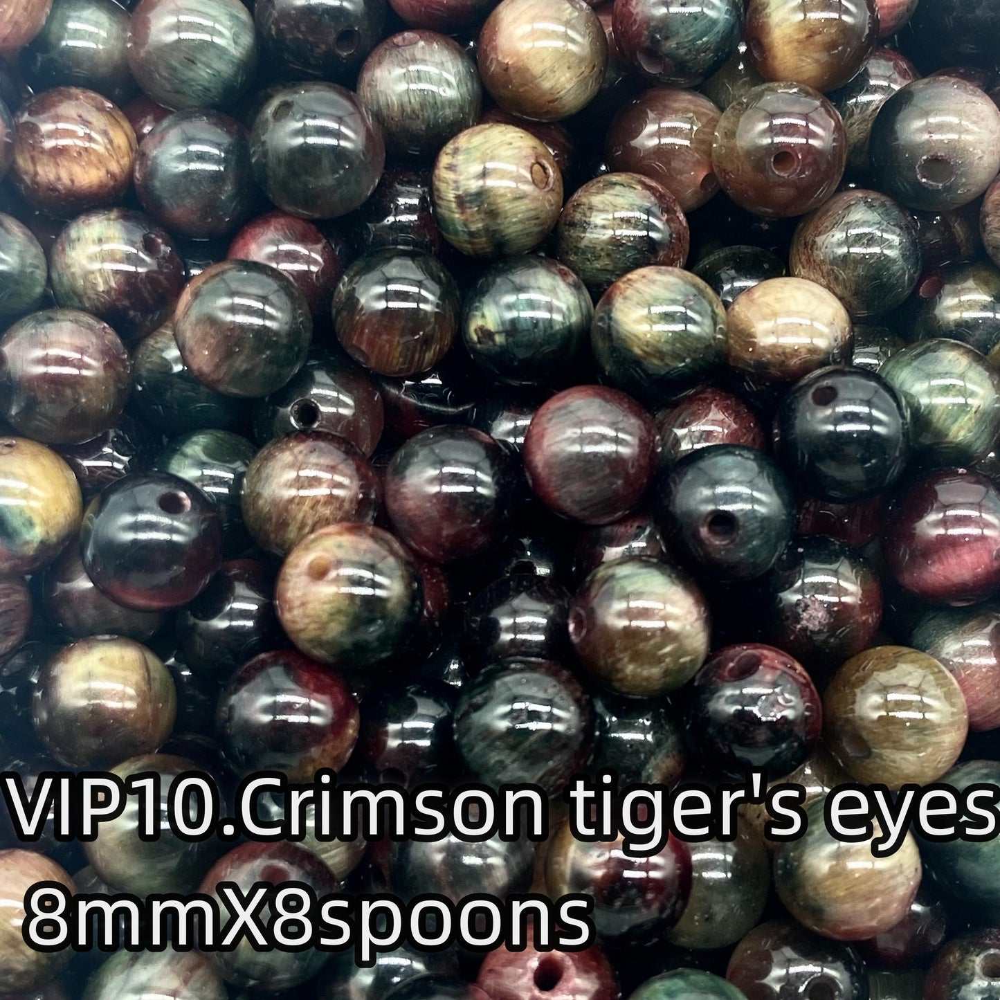 【VIP-8mm beads and 7-10mm bracelet】$15.99=10  Spoons.