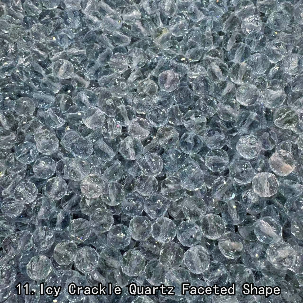 Hot Sale【8mm Size】Crystal Beads; 1 Order=16 Spoons; Buy 8 Spoons Get 8 Spoons For Free