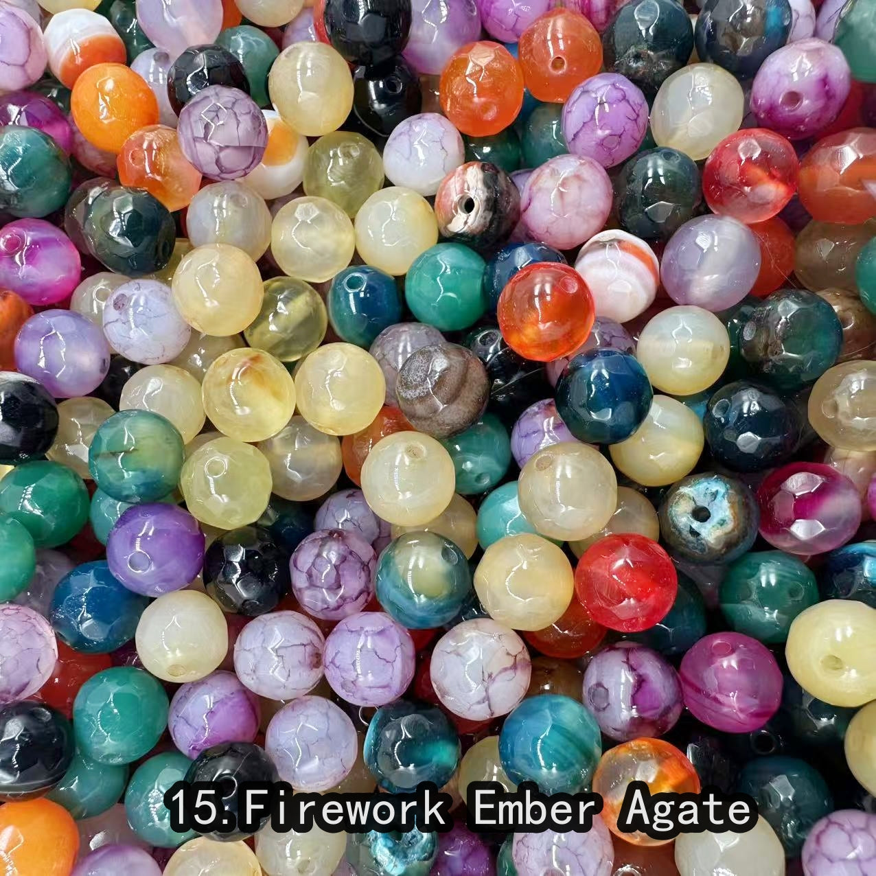 Hot Sale【8mm Size】Crystal Beads; 1 Order=16 Spoons; Buy 8 Spoons Get 8 Spoons For Free