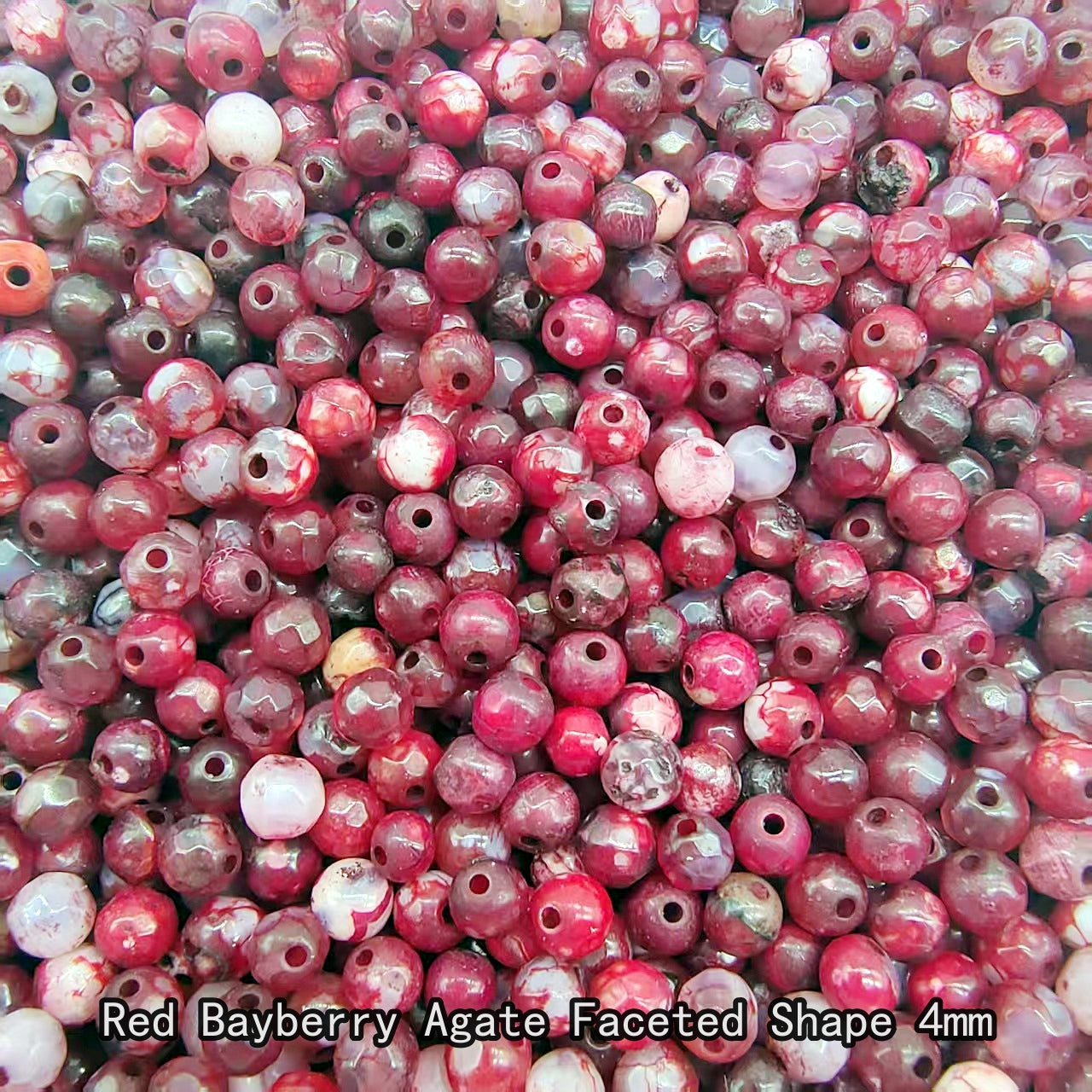 【4mm Size】Crystal Bead; 1 order = 8 spoons
