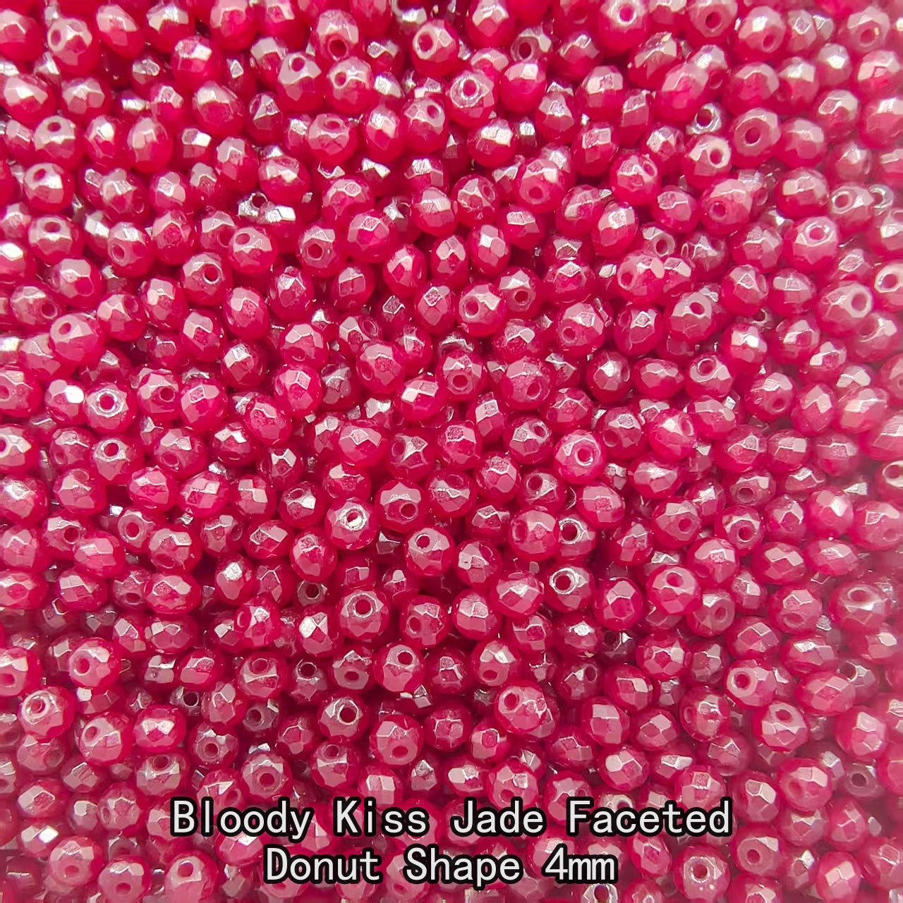 【4mm Size】Crystal Bead; 1 order = 8 spoons