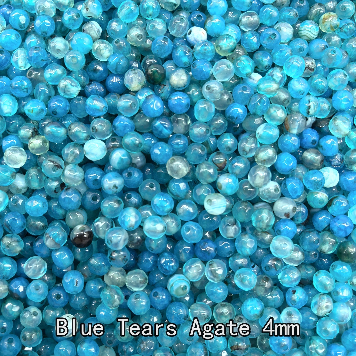 【4mm Size】Crystal Bead; 1 order = 8 spoons