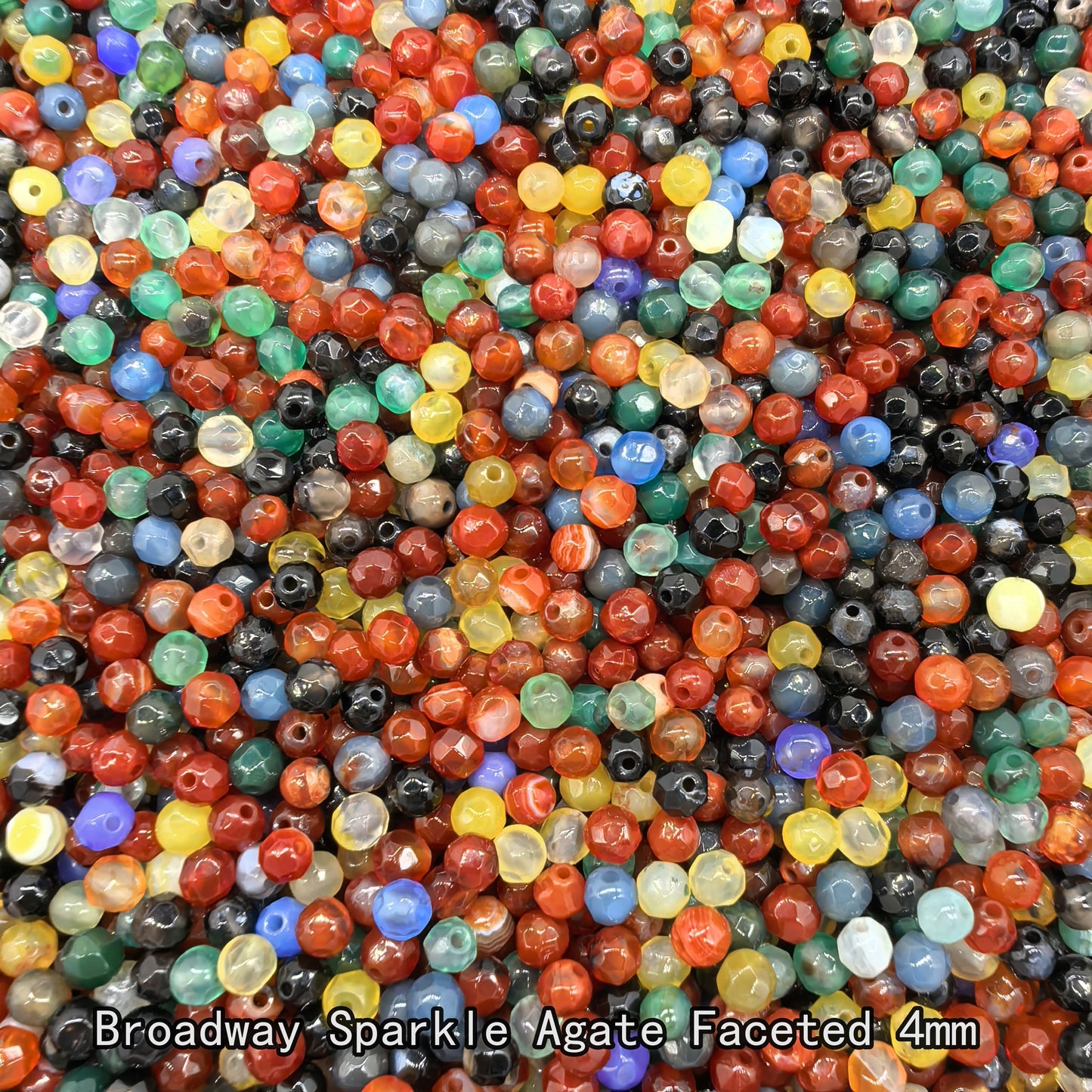 【4mm Size】Crystal Bead; 1 order = 8 spoons
