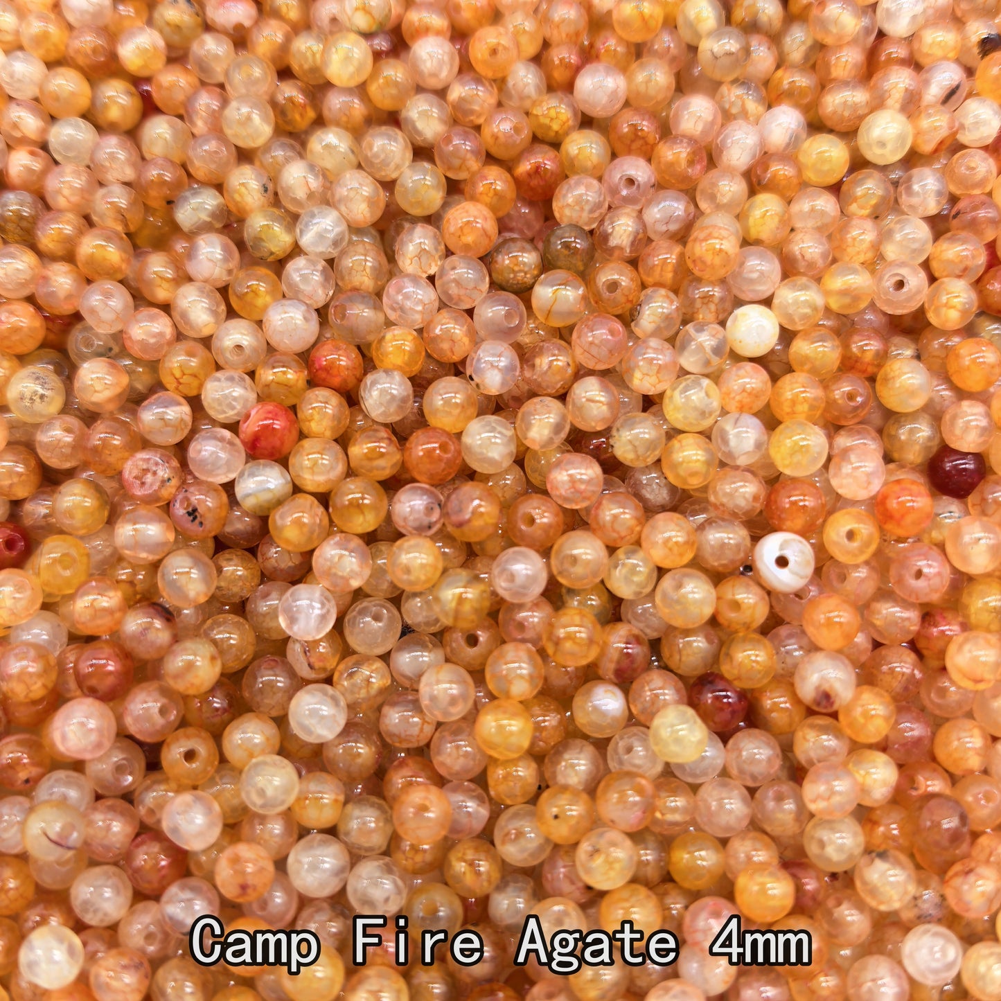 【4mm Size】Crystal Bead; 1 order = 8 spoons