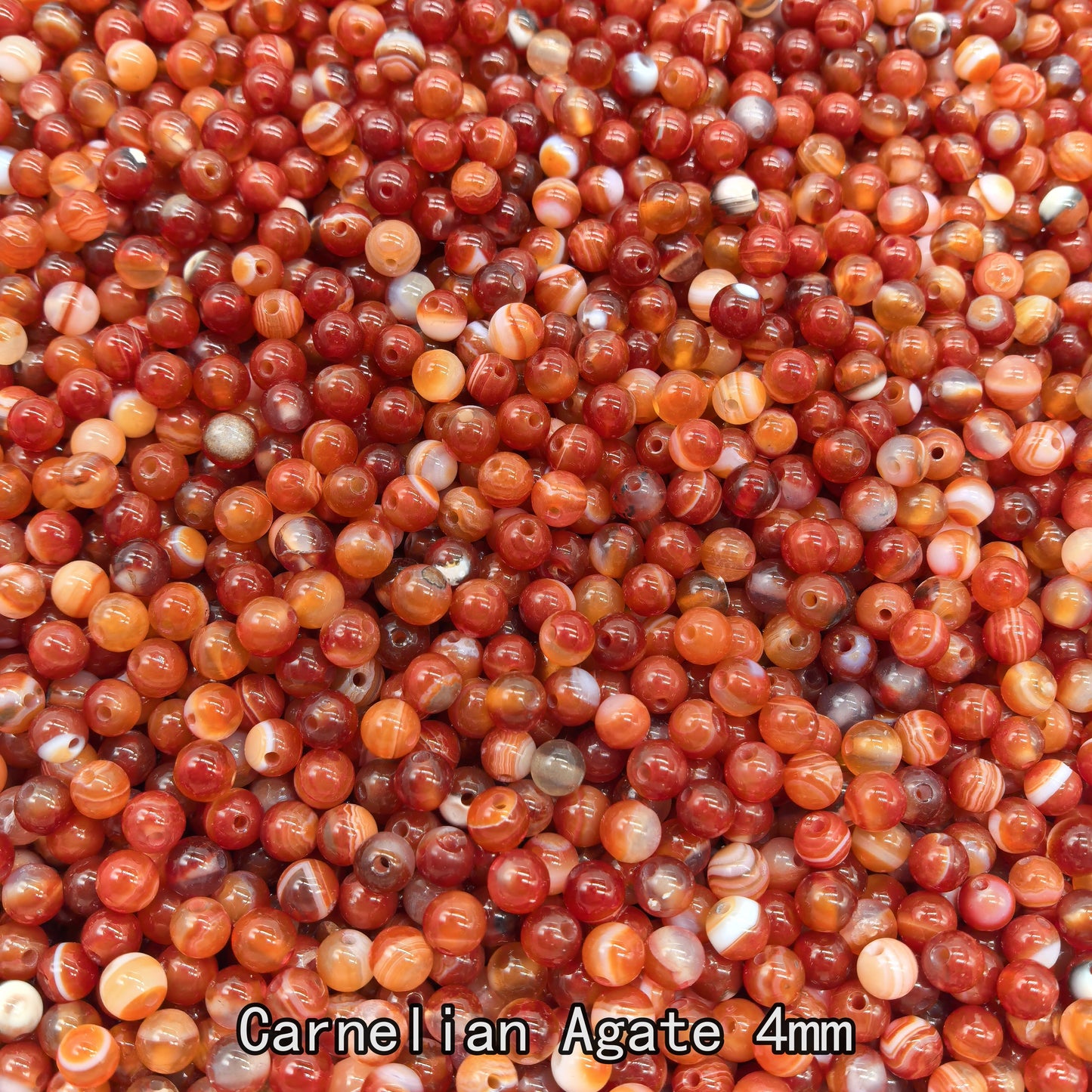 【4mm Size】Crystal Bead; 1 order = 8 spoons