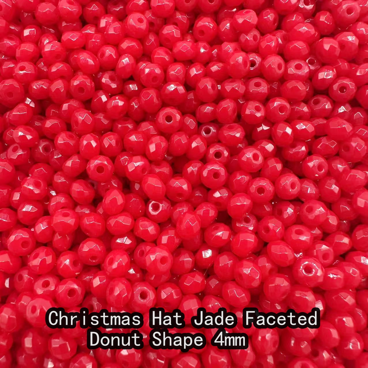 【4mm Size】Crystal Bead; 1 order = 8 spoons