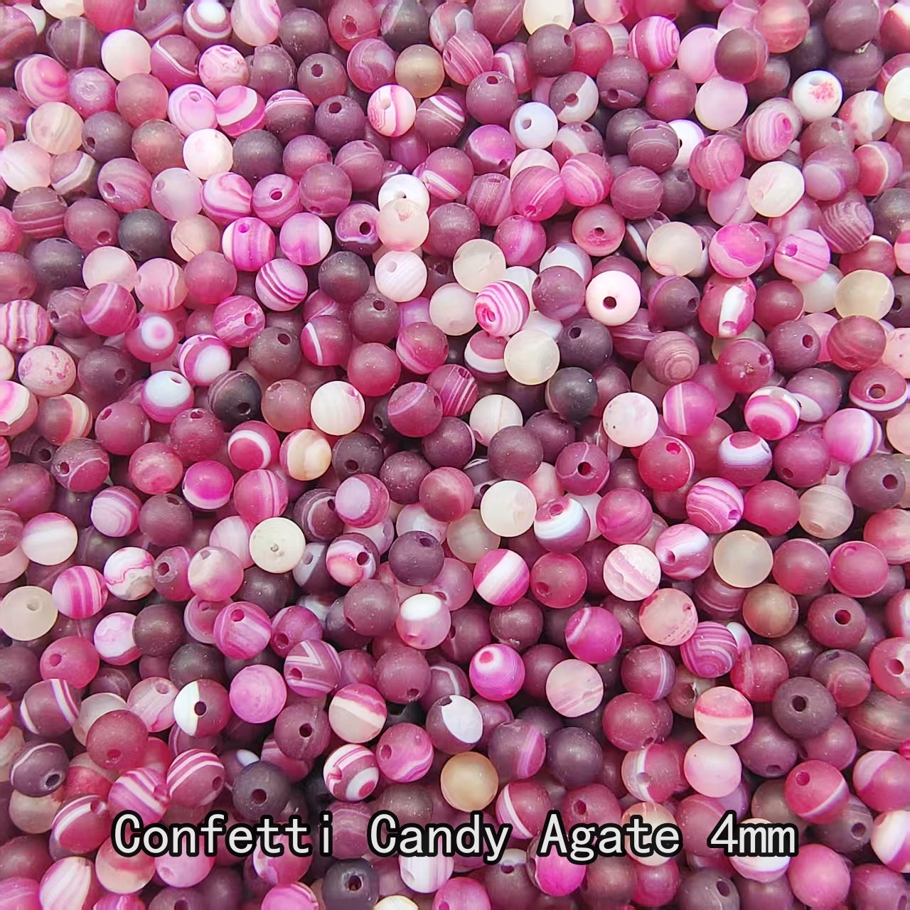 【4mm Size】Crystal Bead; 1 order = 8 spoons