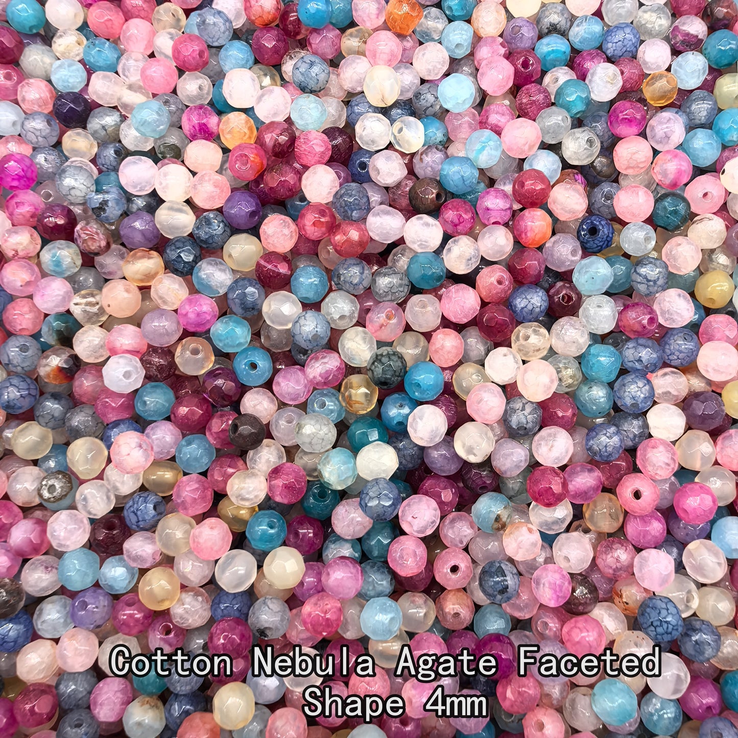 【4mm Size】Crystal Bead; 1 order = 8 spoons