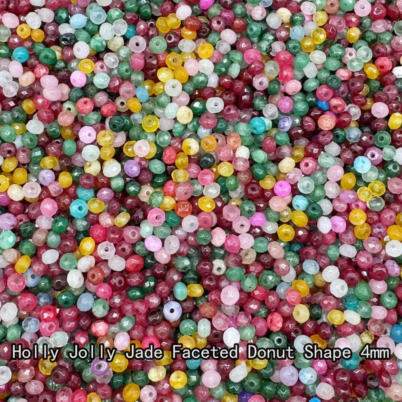 【4mm Size】Crystal Bead; 1 order = 8 spoons
