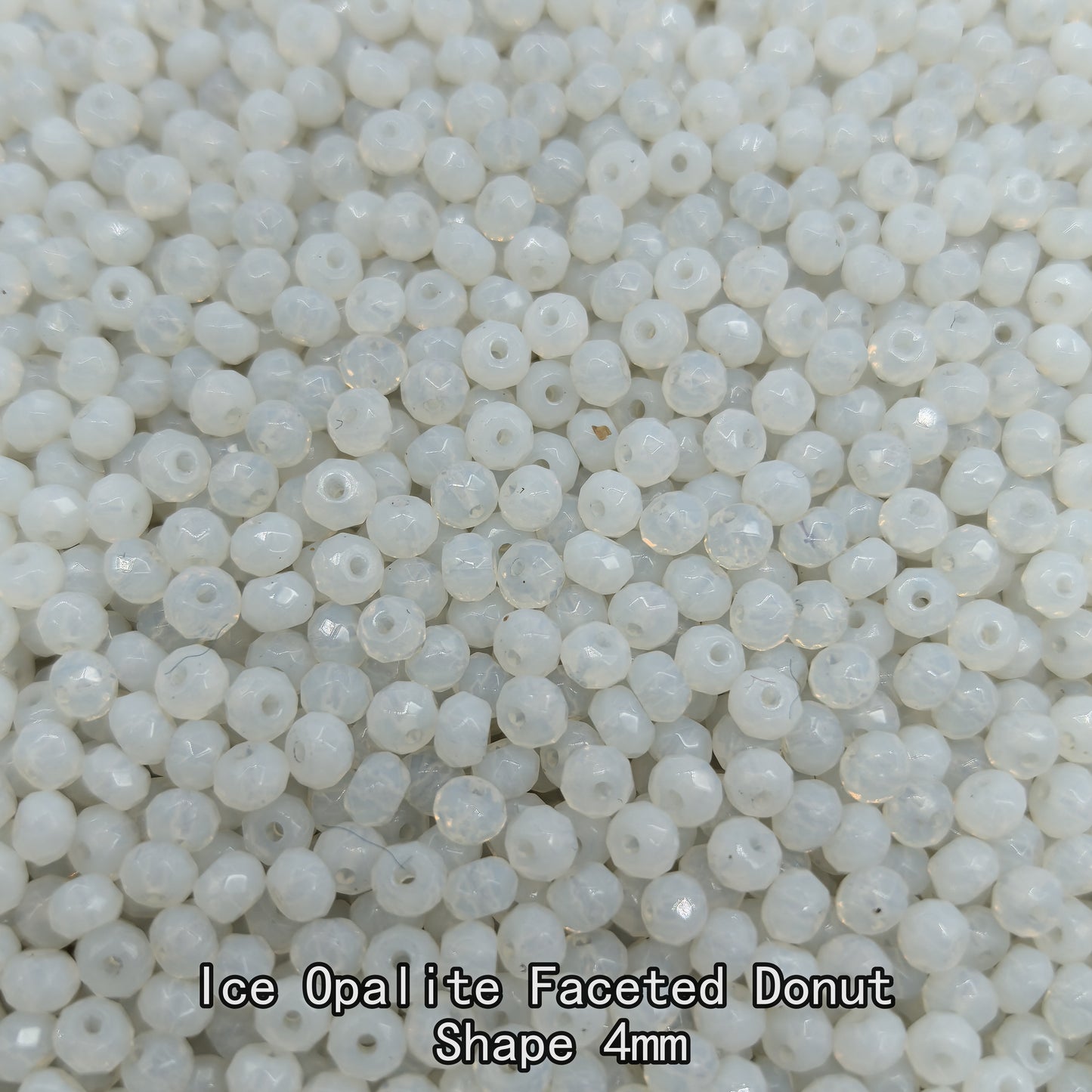 【4mm Size】Crystal Bead; 1 order = 8 spoons