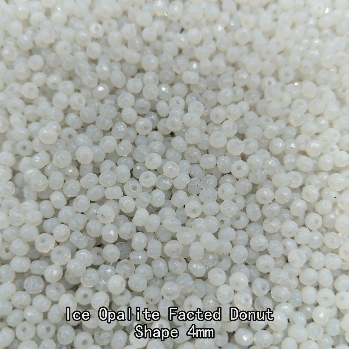 【4mm Size】Crystal Bead; 1 order = 8 spoons