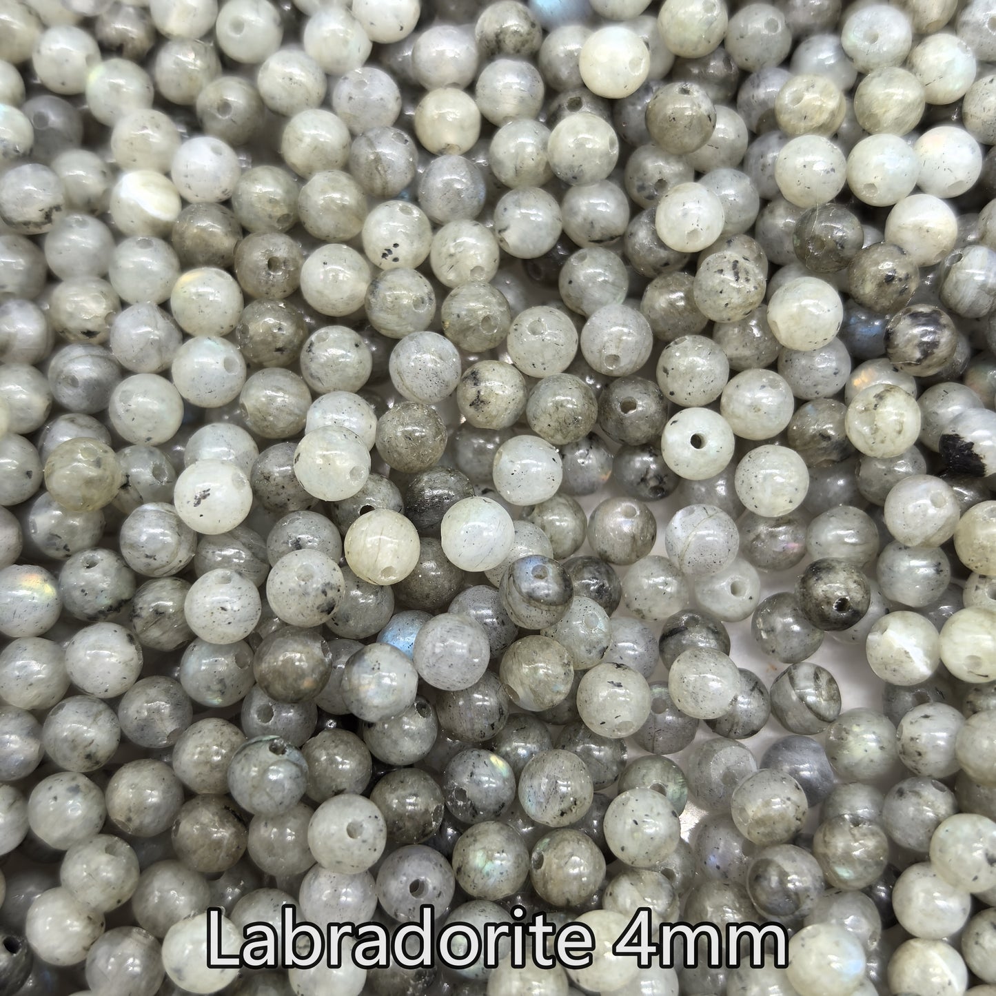 【4mm Size】Crystal Bead; 1 order = 8 spoons
