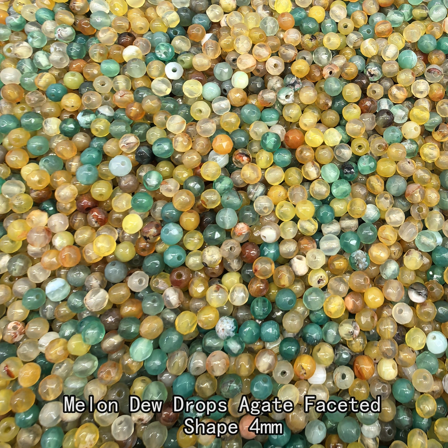 【4mm Size】Crystal Bead; 1 order = 8 spoons