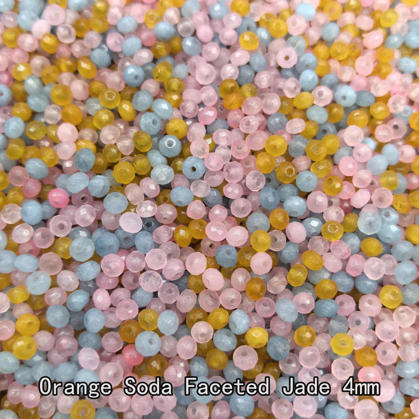 【4mm Size】Crystal Bead; 1 order = 8 spoons