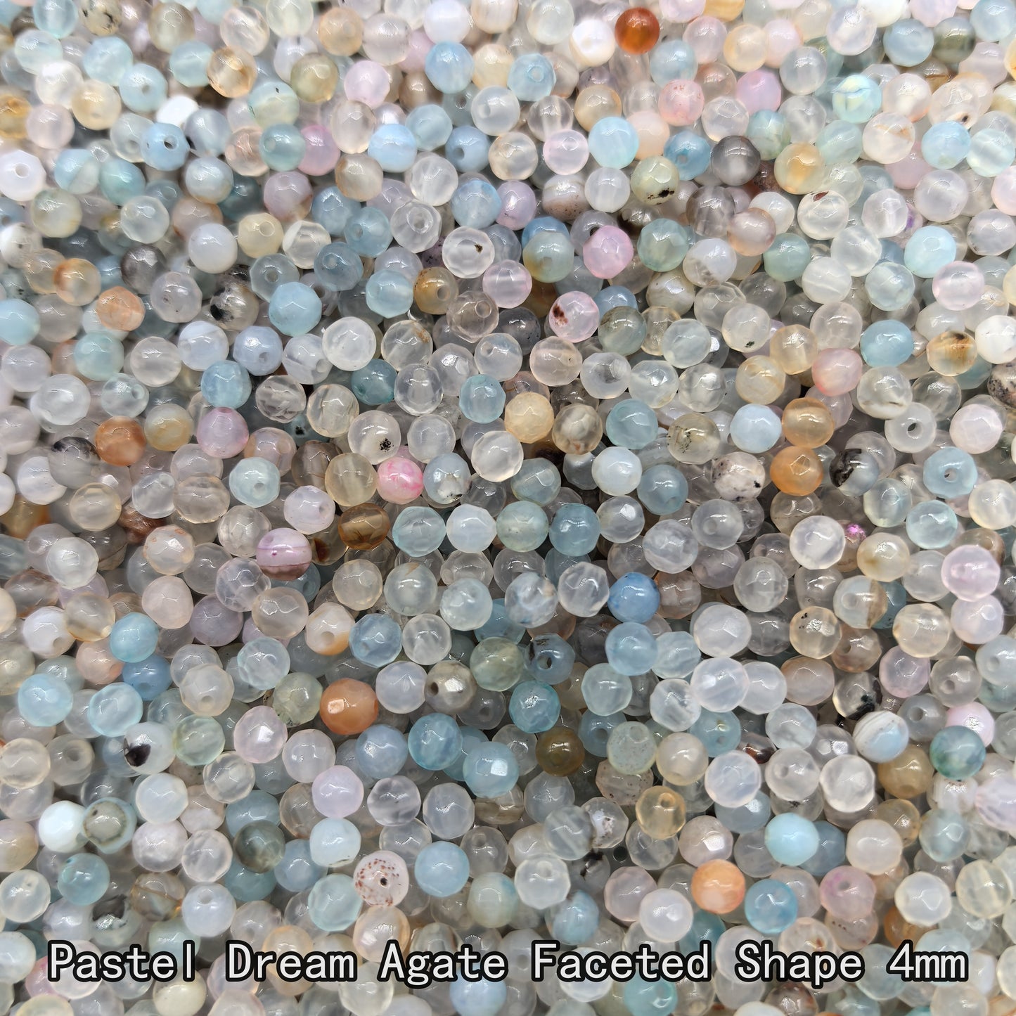 【4mm Size】Crystal Bead; 1 order = 8 spoons