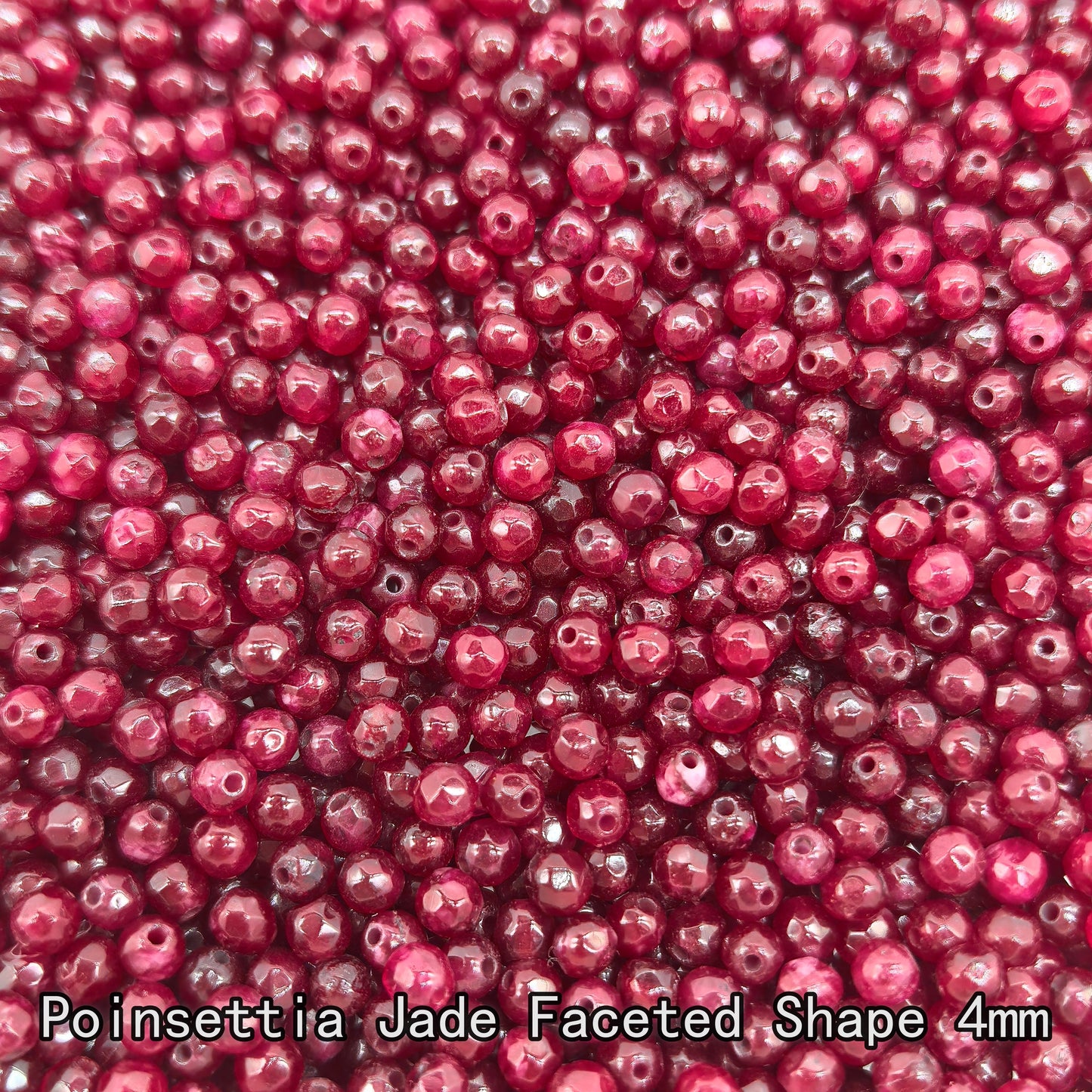 【4mm Size】Crystal Bead; 1 order = 8 spoons