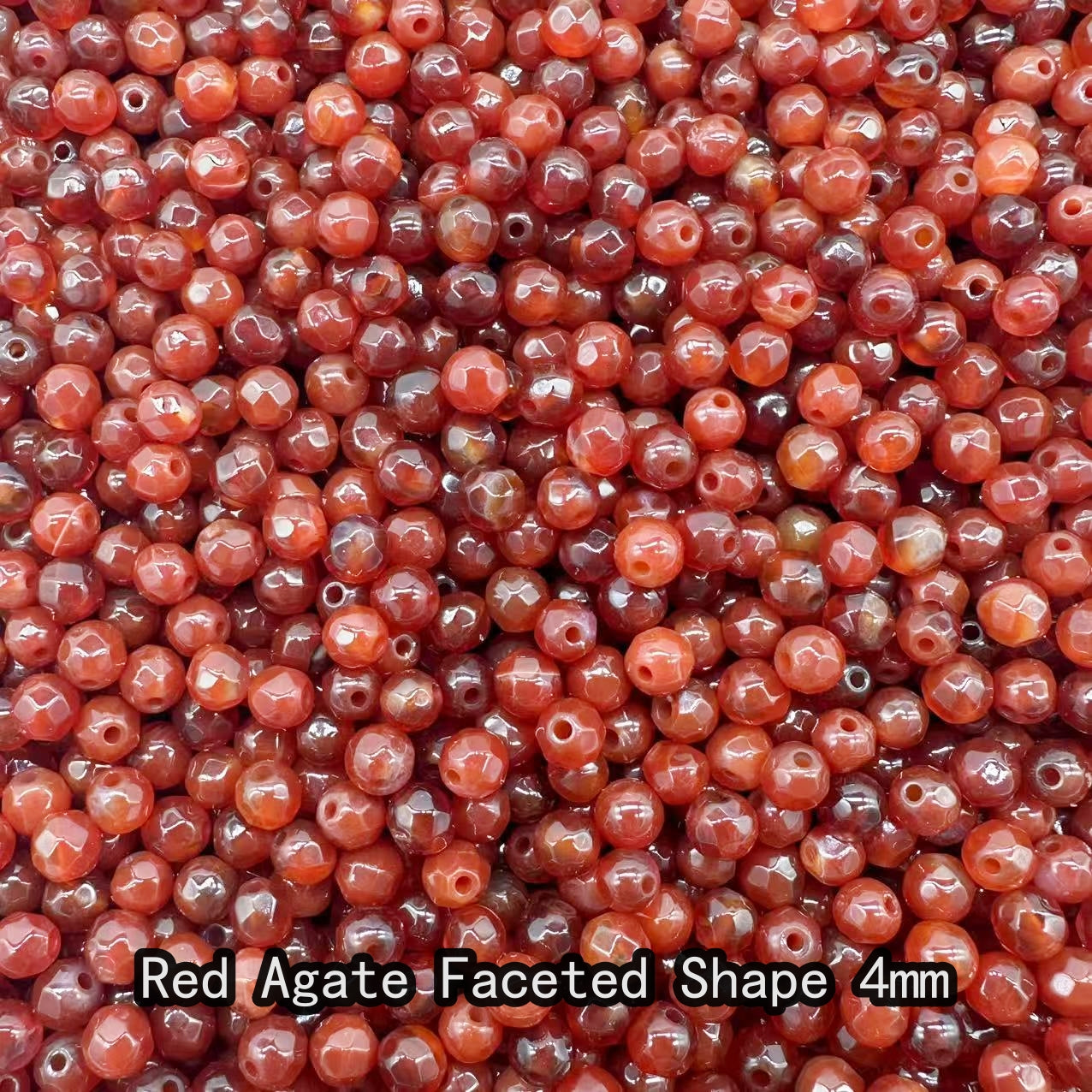 【4mm Size】Crystal Bead; 1 order = 8 spoons