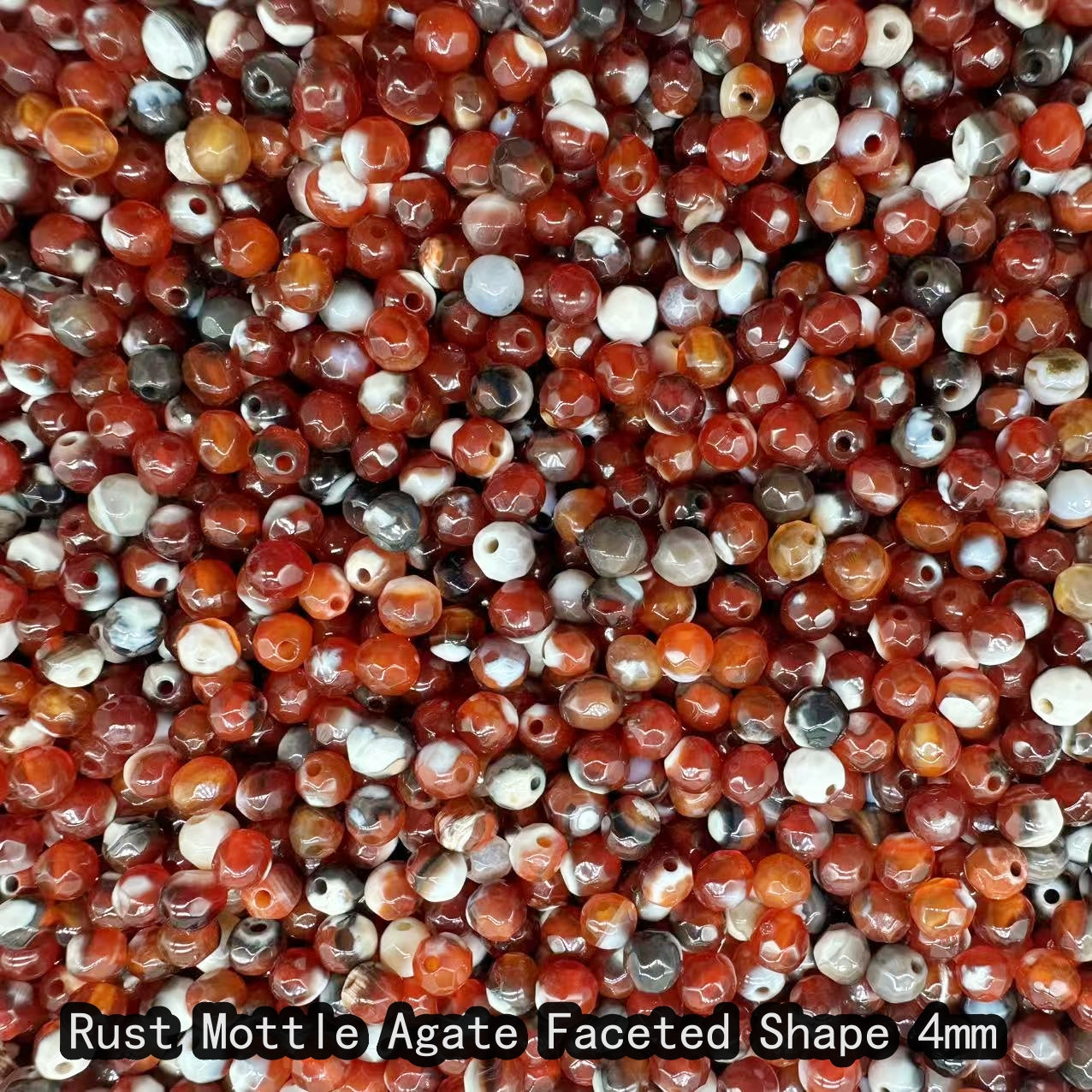 【4mm Size】Crystal Bead; 1 order = 8 spoons
