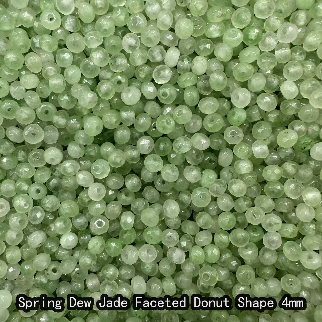 【4mm Size】Crystal Bead; 1 order = 8 spoons