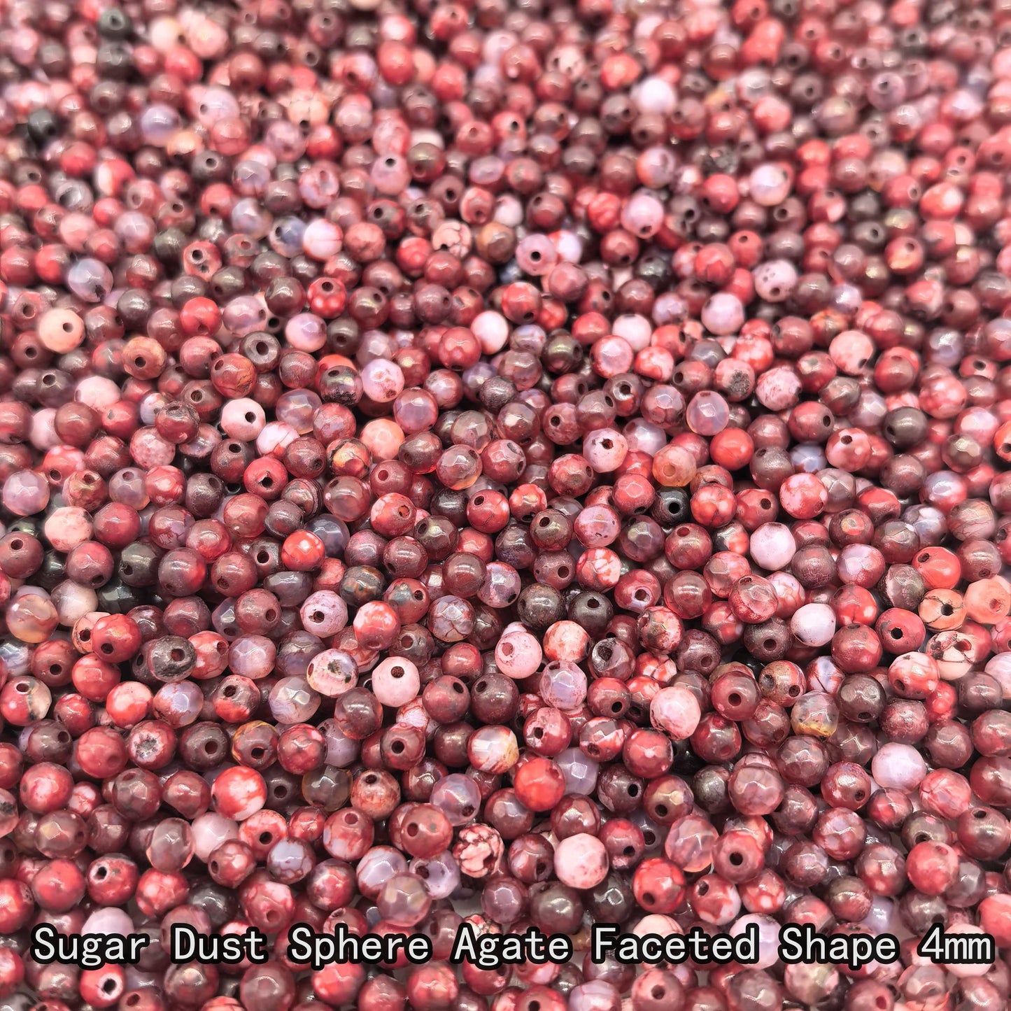 【4mm Size】Crystal Bead; 1 order = 8 spoons