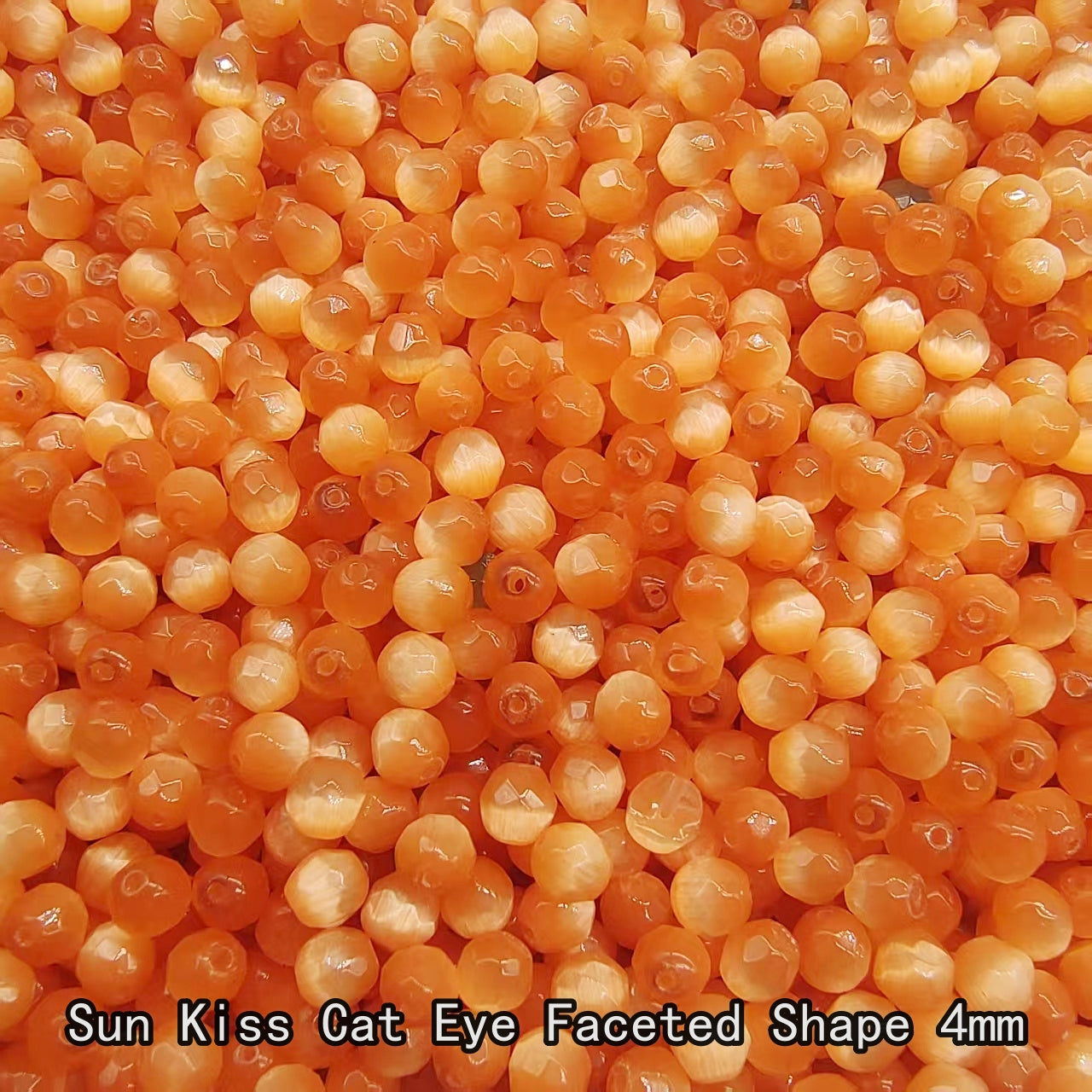 【4mm Size】Crystal Bead; 1 order = 8 spoons