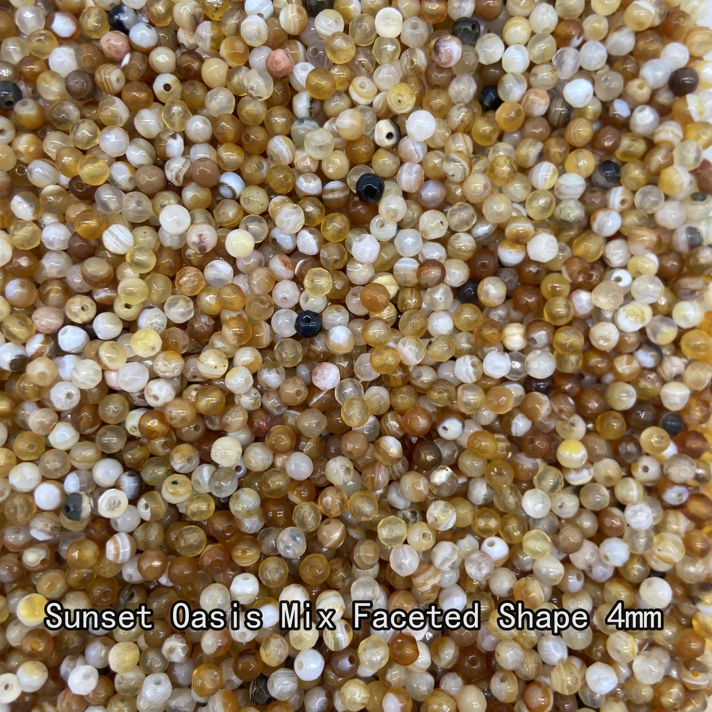 【4mm Size】Crystal Bead; 1 order = 8 spoons