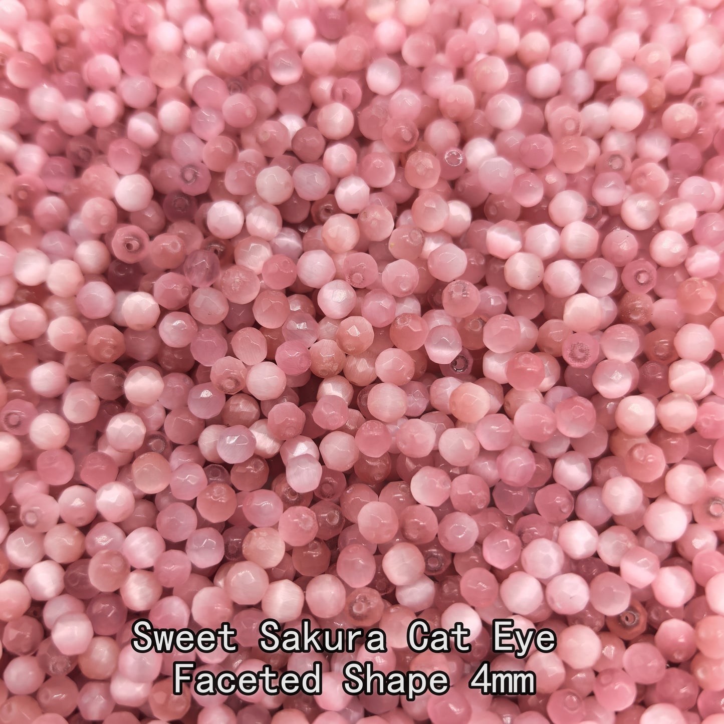 【4mm Size】Crystal Bead; 1 order = 8 spoons