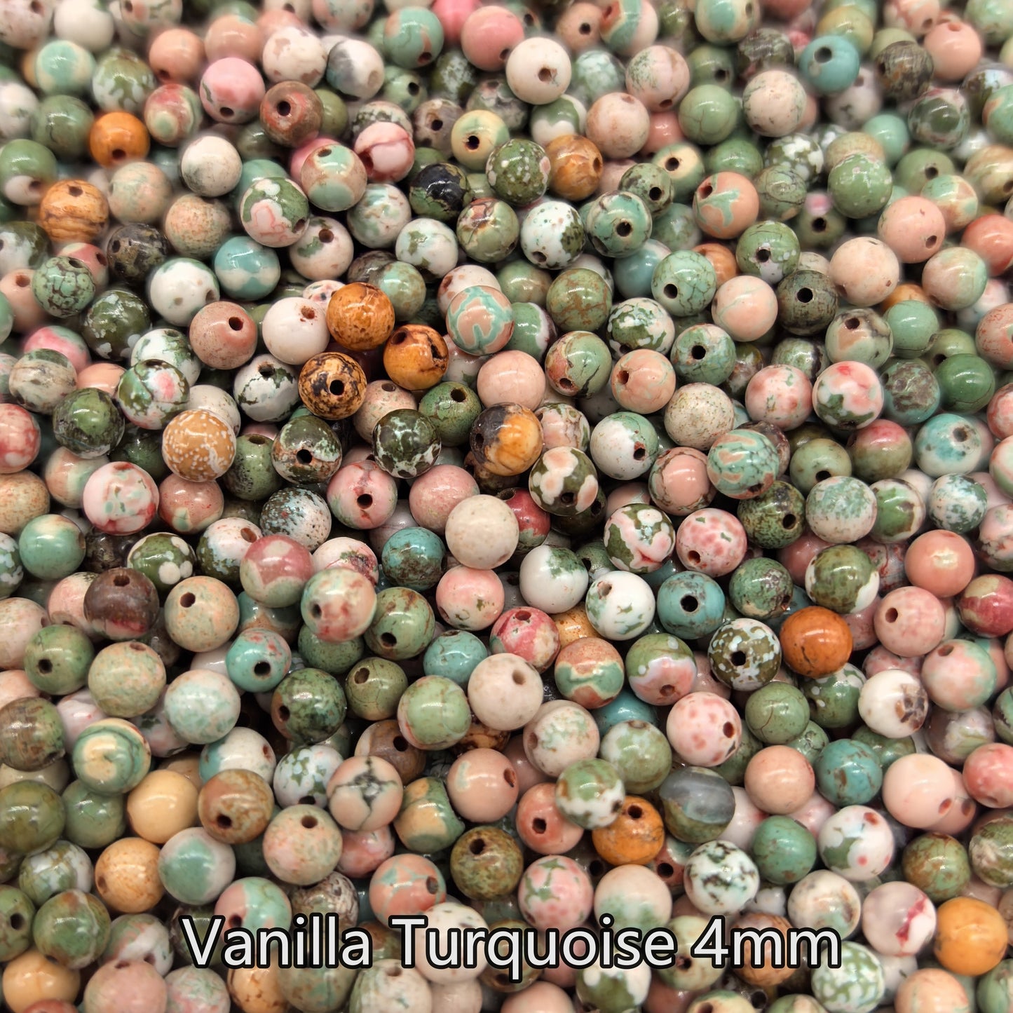 【4mm Size】Crystal Bead; 1 order = 8 spoons