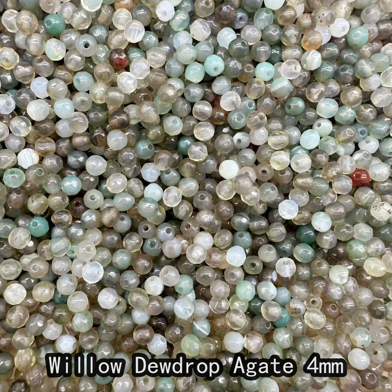 【4mm Size】Crystal Bead; 1 order = 8 spoons