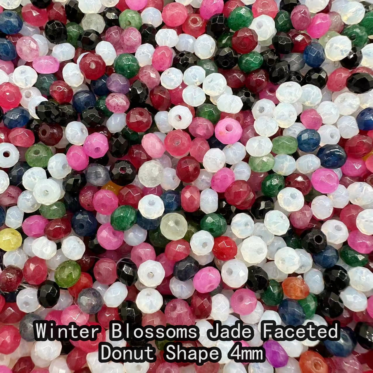 【4mm Size】Crystal Bead; 1 order = 8 spoons